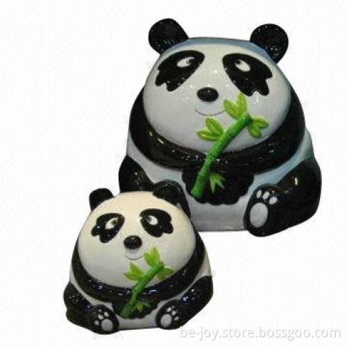 Coin Bank with Panda Shape, Available in Various Colors and Sizes, OEM Orders are Welcome